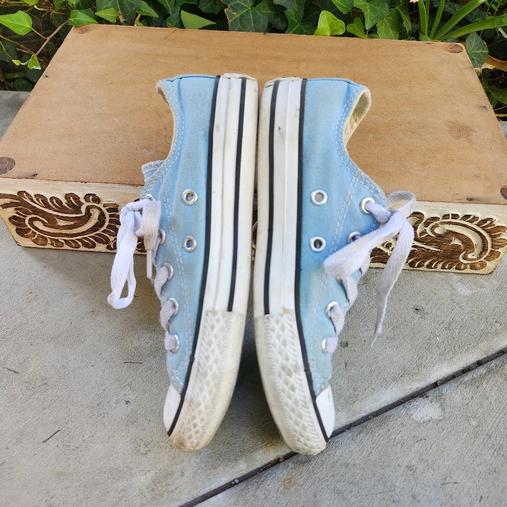 Light Blue Converse